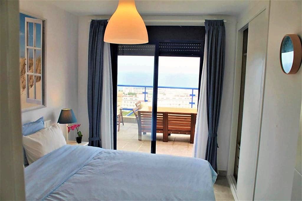 Bedroom with terrace access